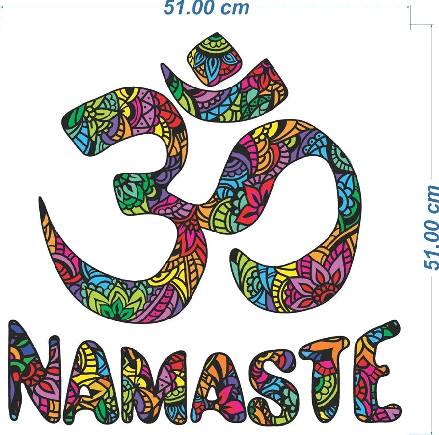 Rangoli White Glossy Vinyl Wall Sticker Premium Self-Adhesive Waterproof Decorative Wall Decal for Bedroom, Living Room, Office & Home Decoration Easy to Apply. Parent-2, Design-8