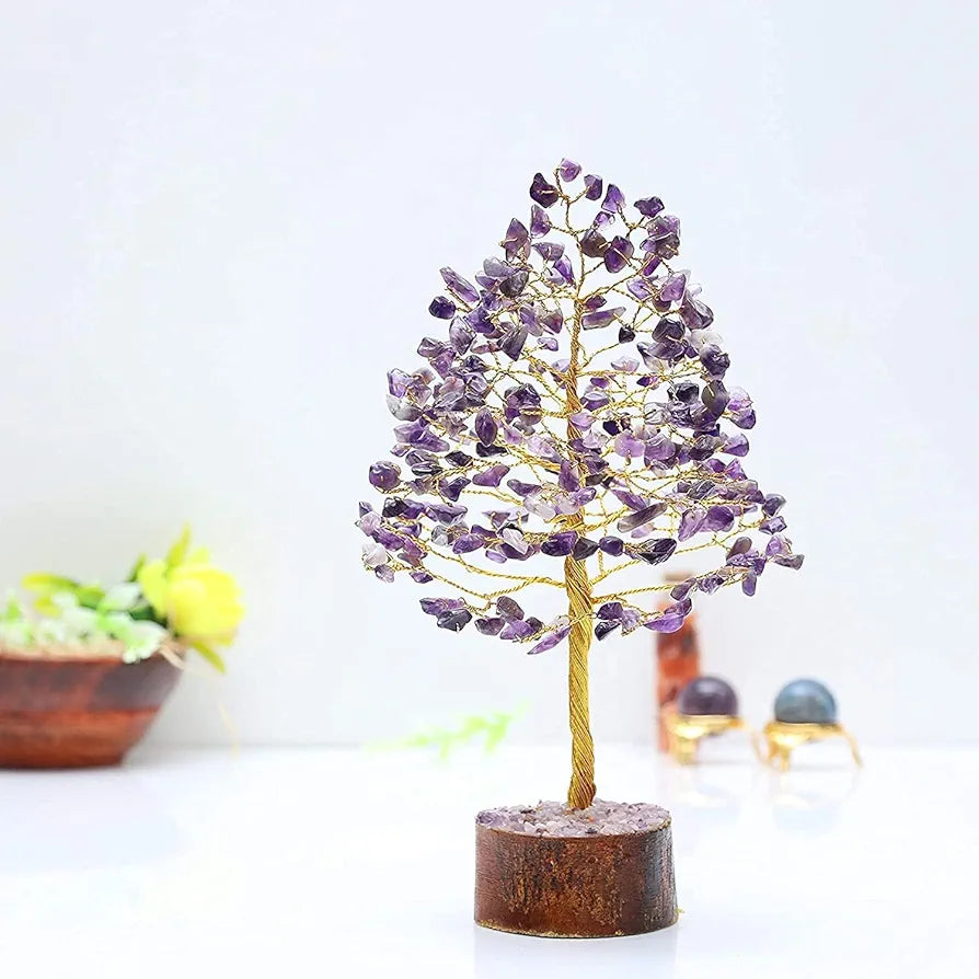 ZAICUS Amethyst Crystal Tree | Gemstone | Purple Office Supplies | Healing | Money | Amethyst |Bedroom Décor