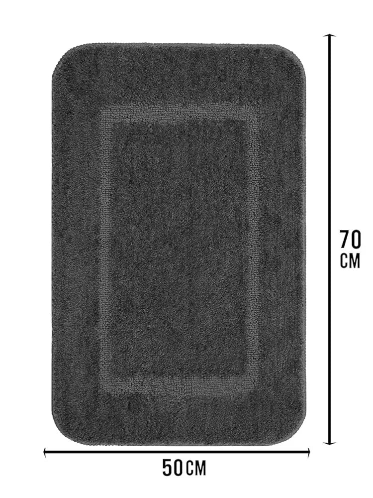 Saral Home - Good Morning Mat, Soft, Anti-Skid, Washable, Water Absorbent, Quick Drying, All time usable Bathmat/Doormat/Runner. Slip-Resistant Backing for Everyday Safety 1PC,