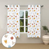 Haus & kinder Cotton Curtains Set of 2 for Bedroom Window Door Curtains | Colour Furry Smiles