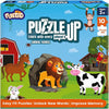 Funtad Kids Puzzleup Learn Animal Homes,10-In-1 Entry Level Puzzle 45 Big Size Jigsaw Pieces Montessori Educational Toy For Boys & Girls Age 3,4 & 5 Yrs