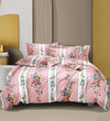 Decomizer Soft Glace Cotton King Size Blanket 2 Large Pillow Covers Pink Bale Colour
