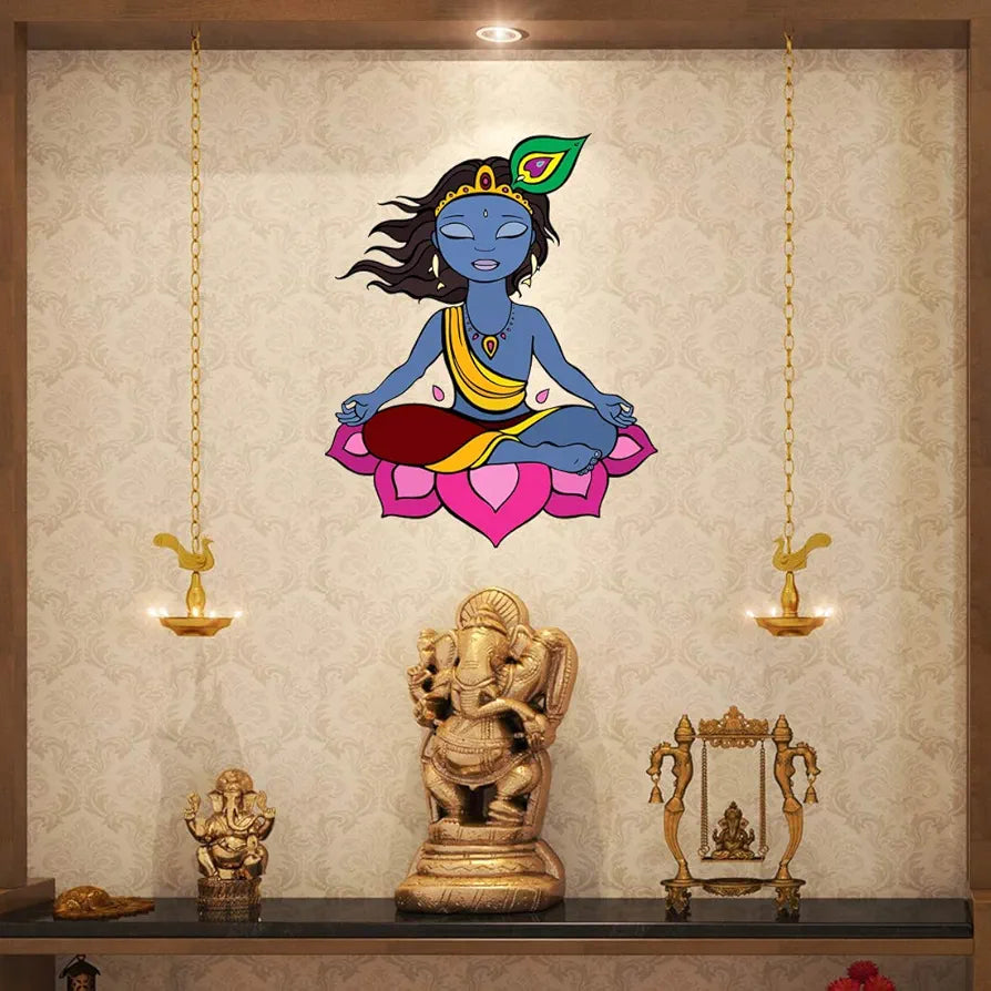 Rangoli Vinyl Wall Sticker Self-Adhesive Wall Decor for Home, Office, Bedroom, and Living Room Décor Easy to Apply & Peel. Parent 2, Design-5