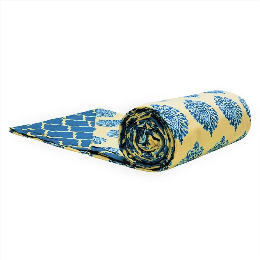 Trance Home Linen 100% Cotton Malmal Double Dohar 84