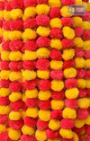Artificial Marigold Garland Mala Flower Genda Phool Long for Decoration 5Pcs Mix