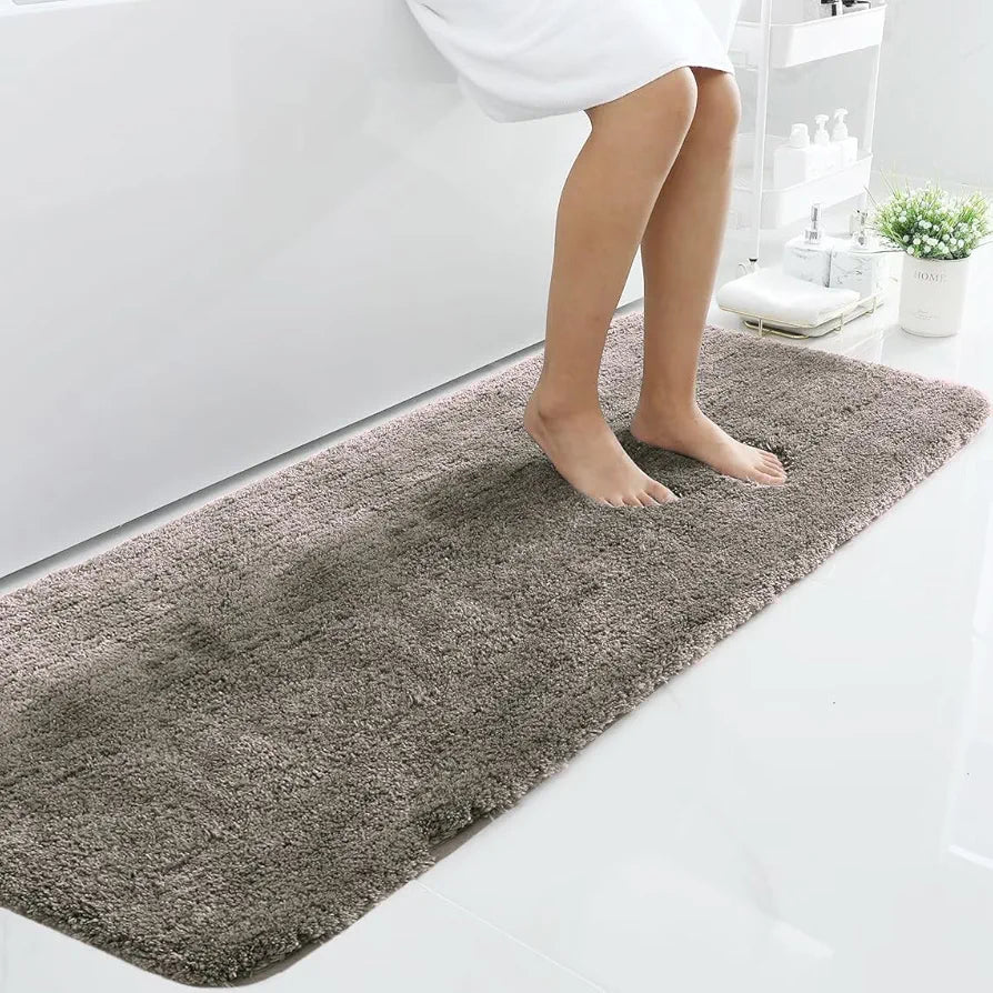 LUXE HOME INTERNATIONAL Microfiber Runner Super Soft Non Slip Vegas Rugs For Bedroom  Pack Of 1