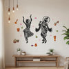 StickMe Lord Radhe Krishna Hindu God Creative Religious Wall Sticker - Self Adhesive Peel & Stick Vinyl Large - 150 x 100 cm