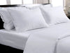 Trance Home Linen Zippered 100% Cotton 200TC Satin Stripe King Size Duvet Cover Quilt Cover Blanket Cover Razai Comforter Cover with 2 Pillow Covers Colour White