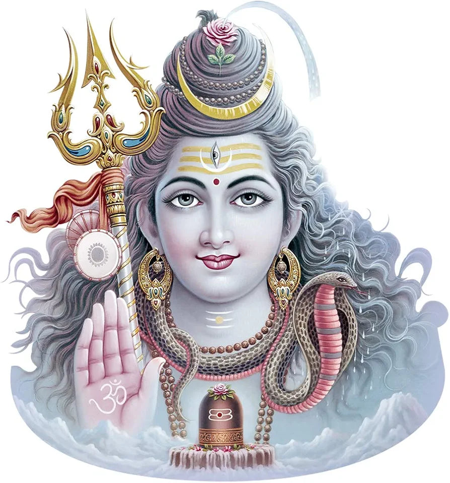 Rangoli White Glossy Vinyl Wall Sticker Premium Self-Adhesive Waterproof Decorative Wall Decal for Bedroom, Living Room, Office & Home Decoration Easy to Apply. Parent-5, Design-16