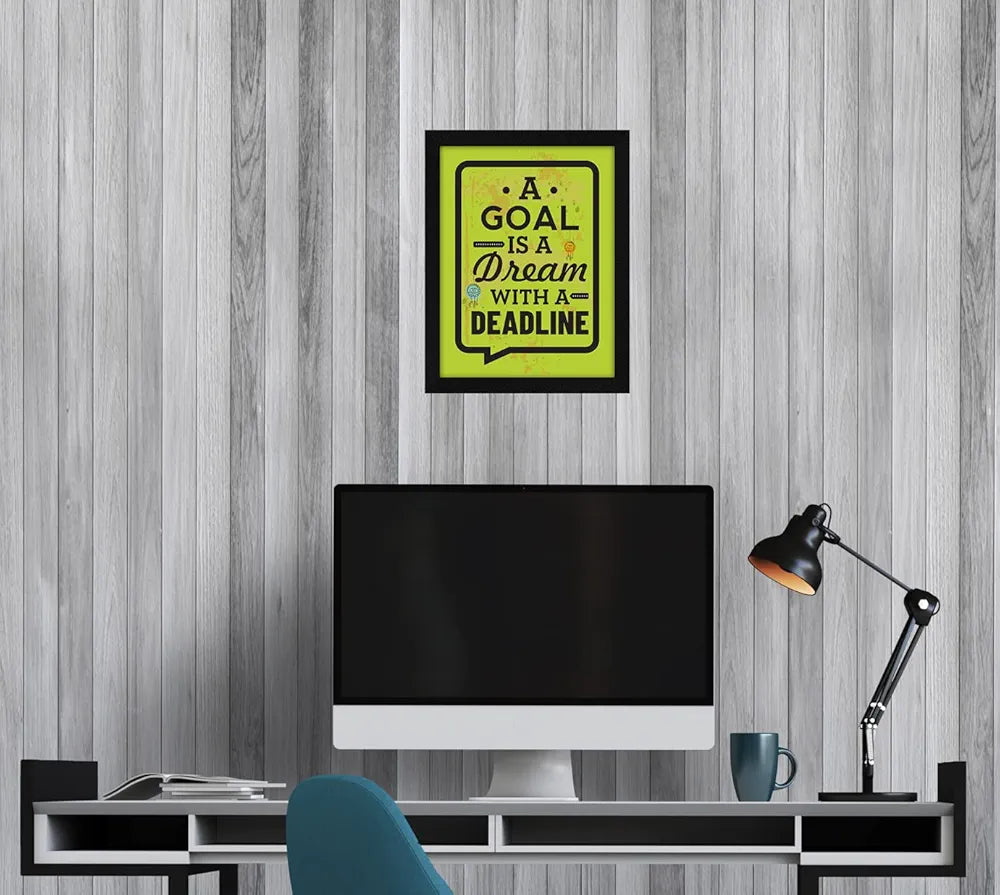 ArtX Paper Motivational Quotes Wall Frame Art Painting, Multicolor, Motivational, 10.0 X 13.0 inches, Set of 1 