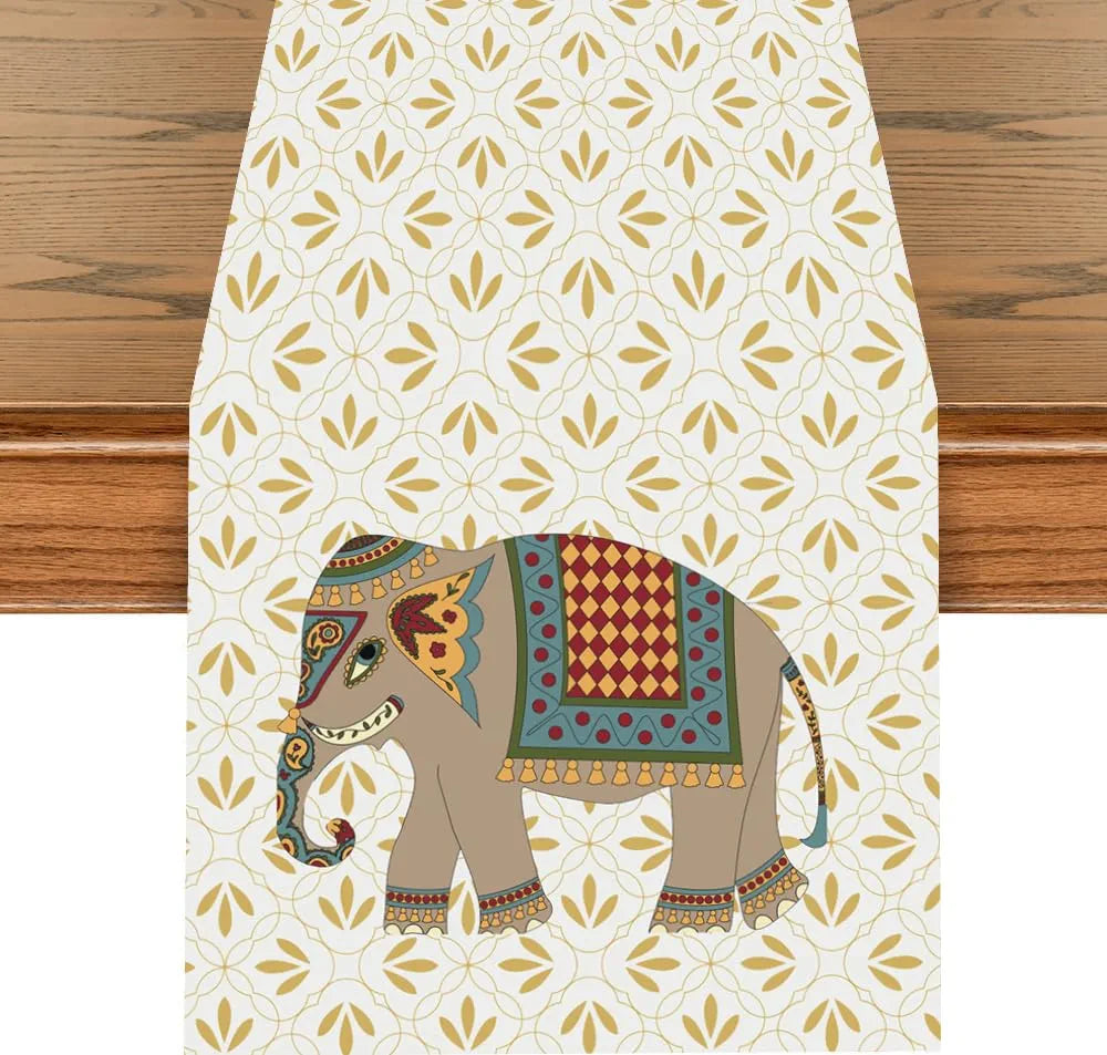 Ishro Home Premium Table Runner – Soft European-Standard Fabric, Elegant Soft Feel, Machine Washable, Timeless Design | 