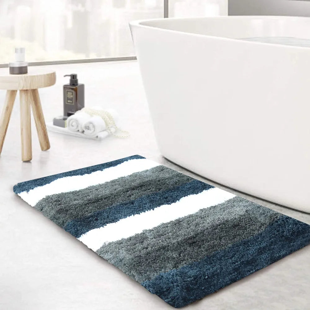 Luxe Home Bathmat 2500 GSM Microfiber Anti Skid Slip Water Absorbent Machine Washable and Quick Dry Jaricho Mats for Bathroom 
