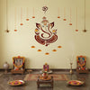 StickMe Shree Ganesh Wall Sticker Colourful Ganpati Bappa Mural Art Decal Large - 160 x 140 cm