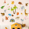 Jaamso Royals Wall Stickers for Kids Wall Stickers for Kids Room Animal Kids Education Wall Sticker