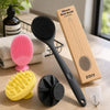 ZOIY 4-in-1 Silicone Bath Brush Set