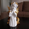 Alila White Fairy Angel with Wings Figurine Statue for Home Living Room 8 Inches