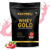 Nakpro Gold Whey Protein Concentrate Strawberry Flavour - 500 gms