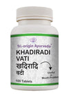 tri-origin ayurveda khadiradi vati - 100 tab