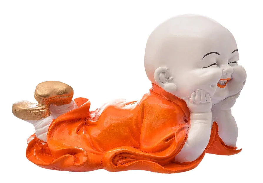 Karigaari India Polyresine Laughing Buddha Showpiece