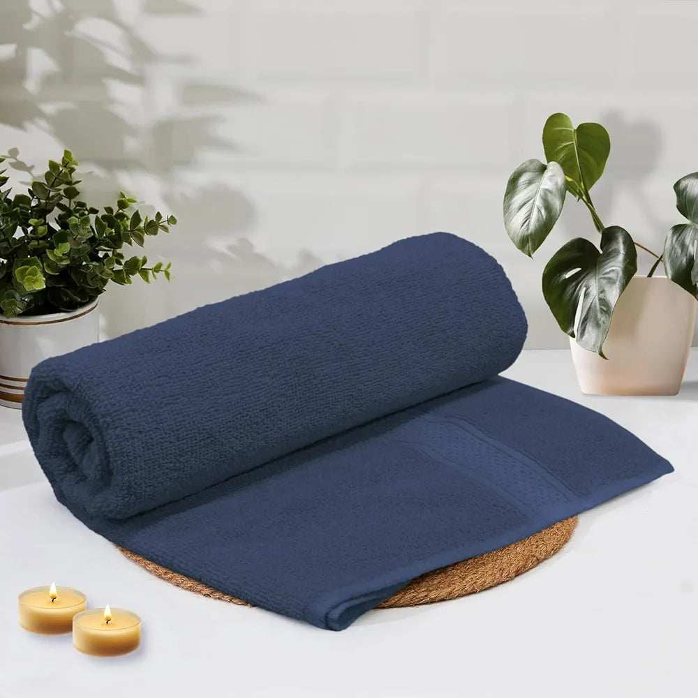 Luxe Home Cotton Bath Towel 450 GSM Quick Dry Large Size Bathroom Towels for Men & Women, Home, Kitchen, Gym, Spa 