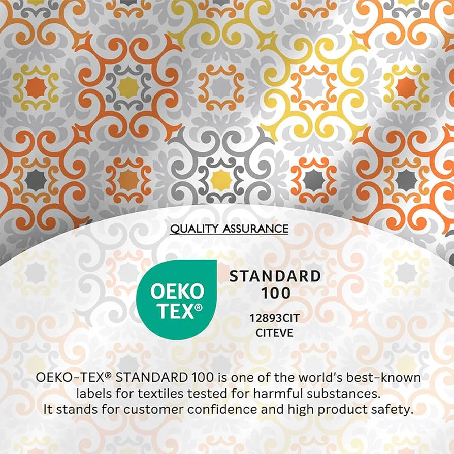 Zen Cotton Blend Double Bedsheet Set  | 1 Double Cotton Bedsheet & 2 Pillow Covers | Breathable & Anti-Wrinkle | 225 CVC | 