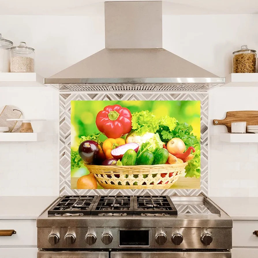 Rangoli Gumming Kitchen Wall Sticker Size 50 x 70 cm Code KT 24, Vinyl.