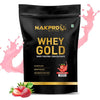 Nakpro Gold Whey Protein Concentrate Strawberry Flavour - 1000 gms