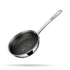 Stahl Artisan Hybrid Triply Non Stick Frying Pan With Lid, Fry Pan Induction Base | Omelette Pan Non Stick | 1.15 L | 18 Cm