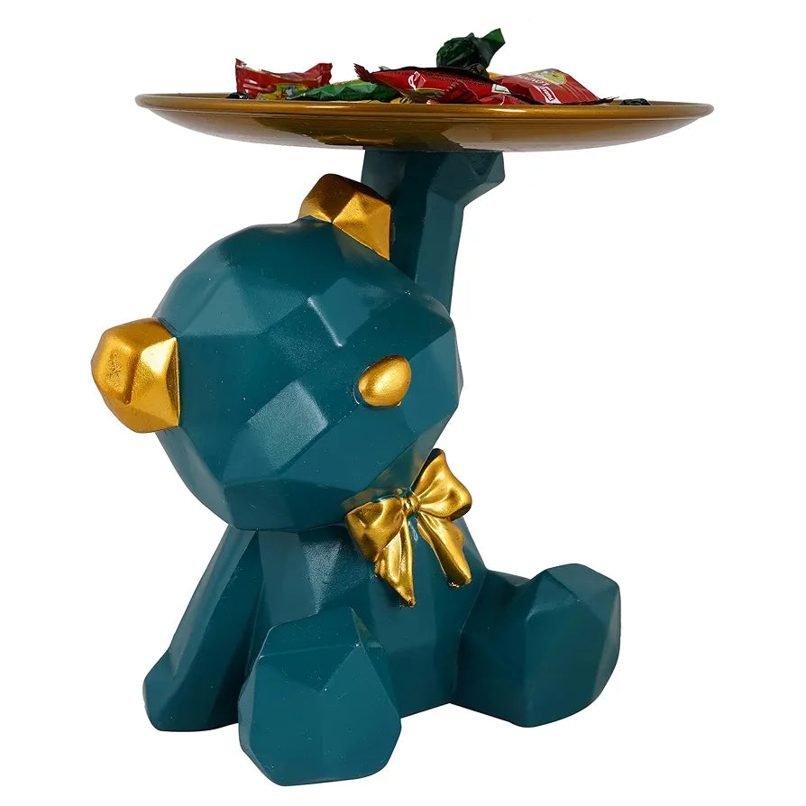 ZART Cool Dog Showpiece Platter Dog Showpiece for Home Decor Showpiece | Kitchen Decorative Item 