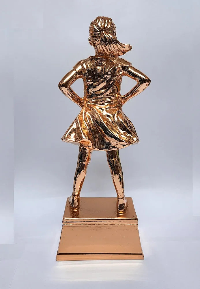 Gold Art India World's Best Daughter Figurine Rose Gold Plated | Girls Gifting for Birthday | Gift for Young Girl | Women's Day Gift | Study Table | Office Desk 