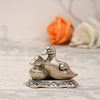 Ecraftindia Set of 2 Loving Metal Swans