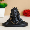 Ecraftindia Black Resin Handcrafted Adiyogi Shiva Statue for Car Dashboard | Lord Shiva Idol for Home