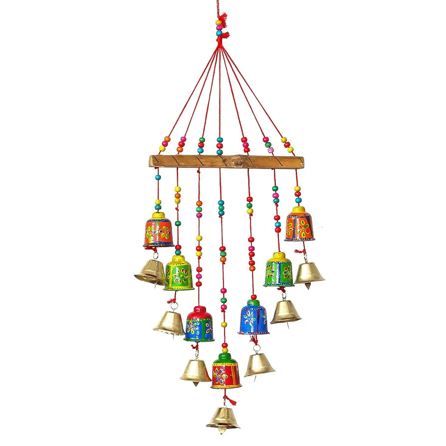 eCraftIndia Handcrafted Decorative Wall/Door/Window Hanging Bells Chimes Showpieces