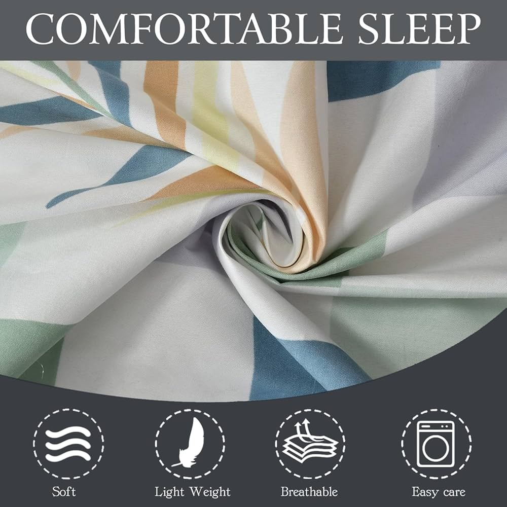 FRESH FROM LOOM Microfiber Single Bedsheet for Single Bed | Wrinkle Free Floral Design Bed Spread | 1 Pillow Covers | Hypo-Allergenic Bedsheets/Bedcover , 144 TC