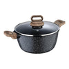 Bergner Ultimate Non Stick Casserole/briyani Pot/handi With Glass Lid | 28 Cm | 6 Litres