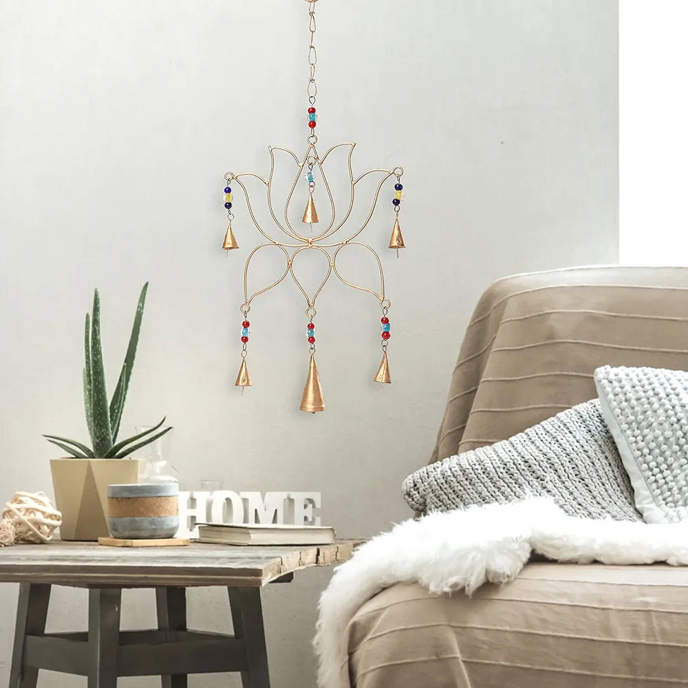 DULI Metal Windchime Wall Hanging, Feng Shui, Wall Art, Wall Decor, PositiveVibes, Rustic Wall Hangings, Wall Art, Diwali Decor, Diwali Decoration, Diwali Gifts 