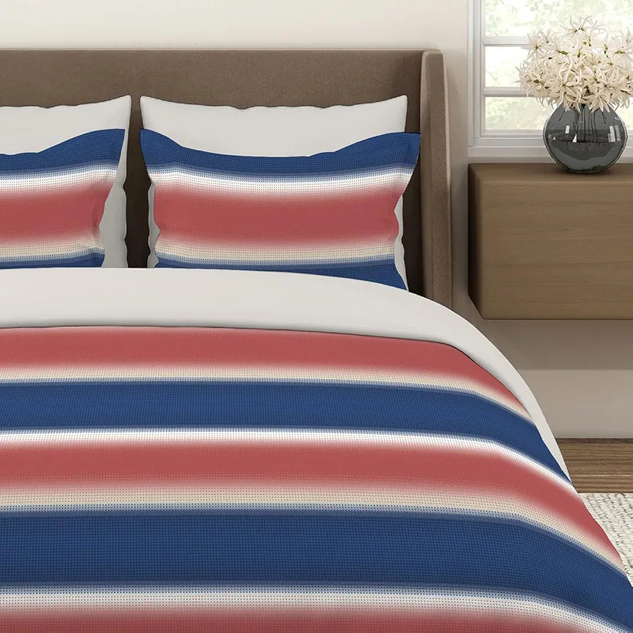 Layers Durathread Bedsheet Set for All Seasons - Lightweight, Moisture Absorbent, Machine Washable & Easy to Care - Gift for Housewarming & More - 225 CVC - King Size 