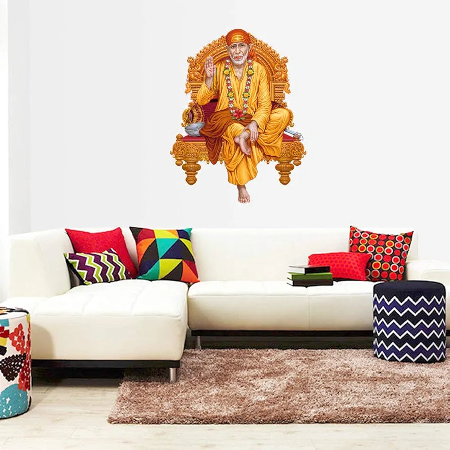 Rangoli White Glossy Vinyl Wall Sticker Premium Self-Adhesive Waterproof Decorative Wall Decal for Bedroom, Living Room, Office & Home Decoration Easy to Apply. Parent-6, Design-4