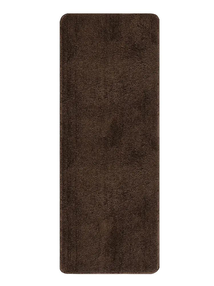 Saral Home Solid Neo Shaggy Yarn Durable & Washable Multipurpose Runner for Home/Kitchen/Living Area/Lobby/Office Entrance with Anti Skid Backing 