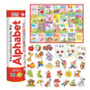 Ratna's Clever Kids Educational Alphabet Activity Mat With 13 Both Sides Printed Flash Cards & 26 Transport Vehicle