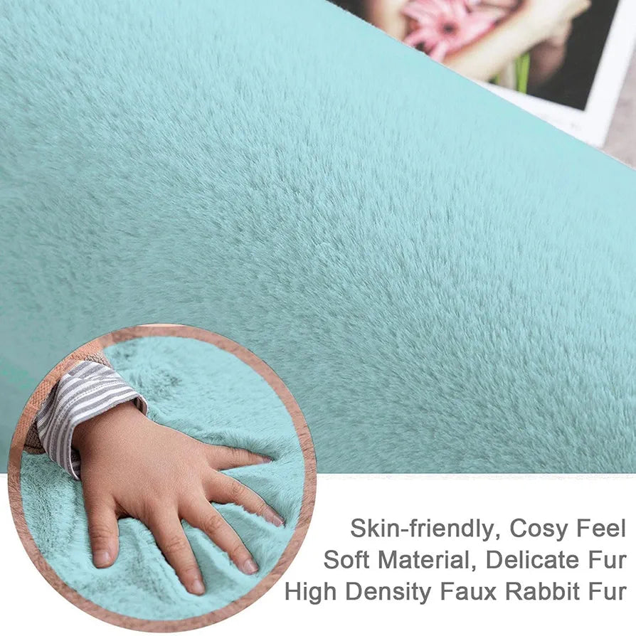 Luxe Home Runner Super Soft Anti Skid Rabbit Fur  Bathroom Mats for Bedroom, Door, Kitchen Floor  Pack of 1