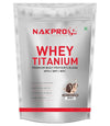Nakpro Titanium Tri Blend Whey Protein Cookies & Cream Flavour - 1000 gms