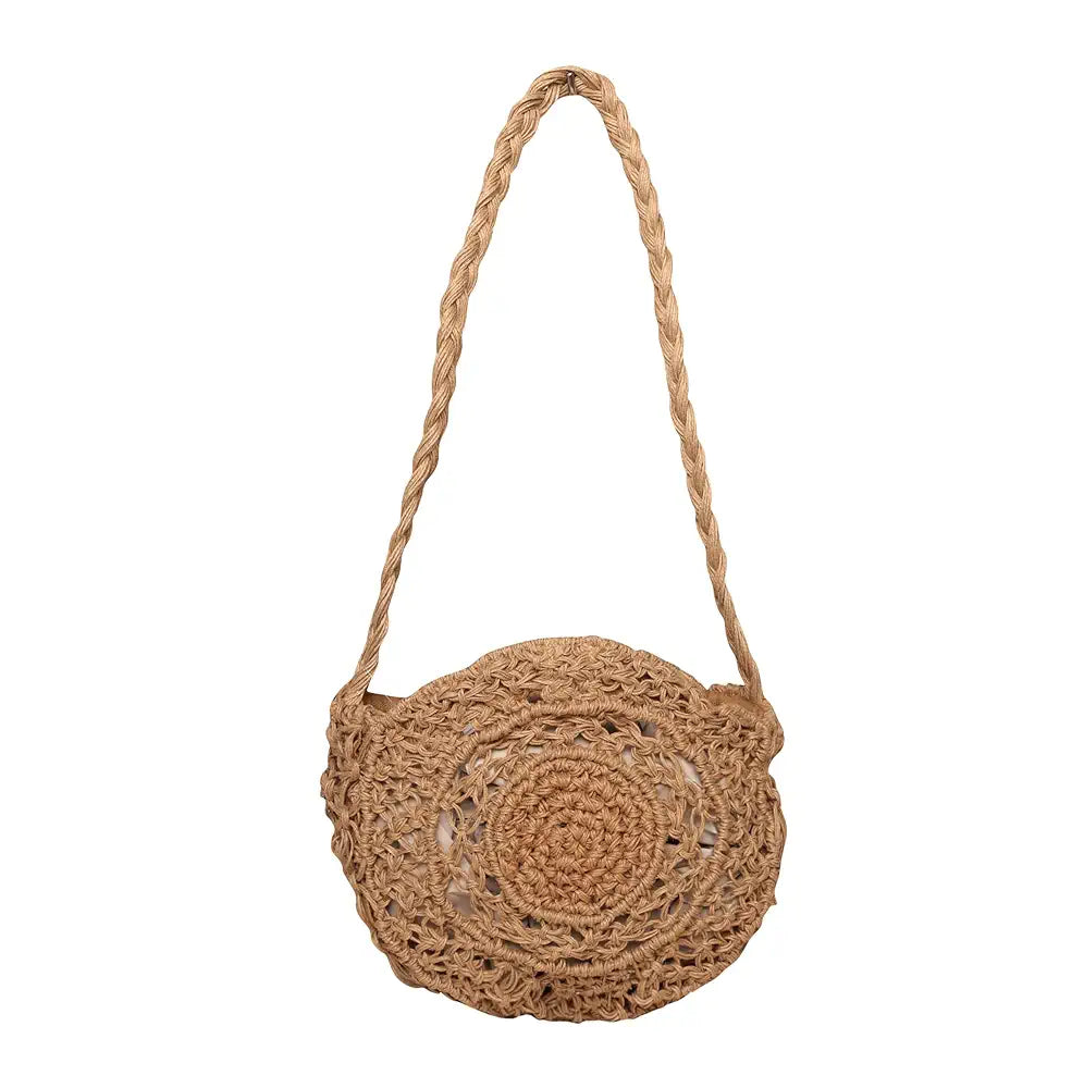 ASTRID Handmade Macrame Flap Over Sling Bag For Girls And Women