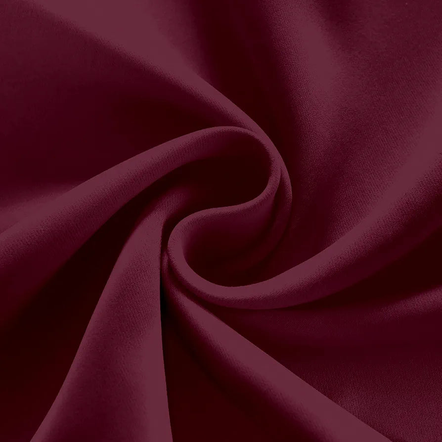 Divine Casa 7 Feet Velvet Blackout Door Curtain | Premium Thermal Insulated | Noise Reducing & Room Darkening Single Panel for Bedroom & Living Room