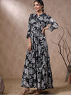 Vishudh Floral Print Maxi Dress