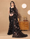 Fabmora Embellished Beads and Stones Net Saree