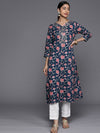 Varanga Ethnic Motifs Printed Gotta Patti Straight Kurta