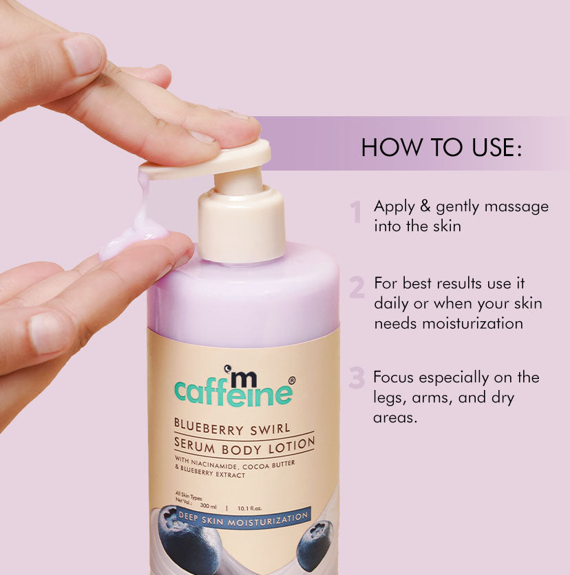 Blueberry Swirl Serum In Body Lotion With Niacinamide