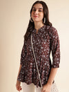 Fabclub Floral Printed A Line Kurti