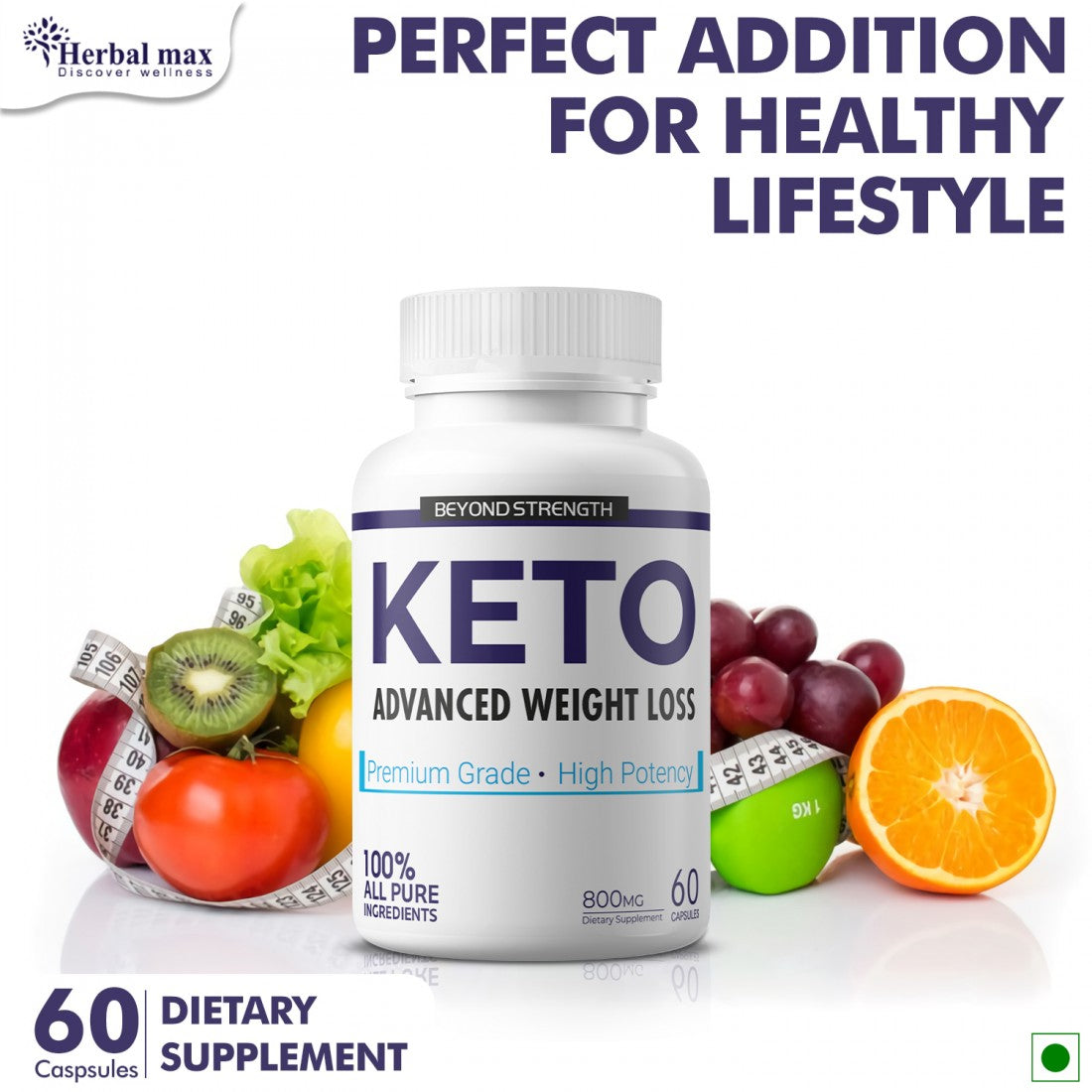 Where To Buy Keto Advanced Weight Loss Pills Herbalmax Keto Advanced Weight Loss Capsules - 60 Capsules - Swadesii